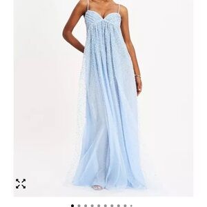 Elegant Blue Evening Gown